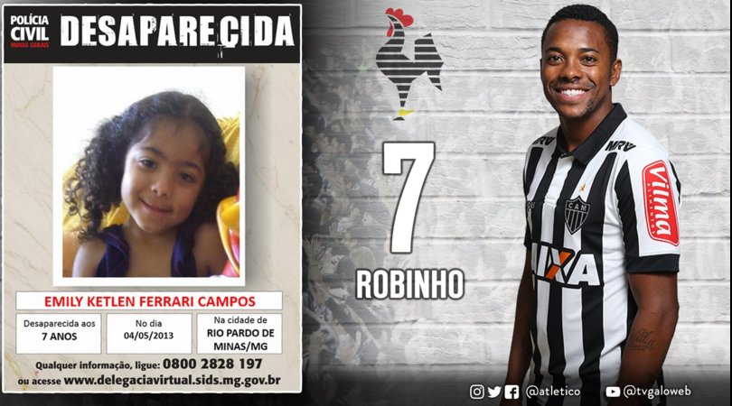 Atlético Mineiro, gli annunci dei bambini scomparsi assieme alla formazione