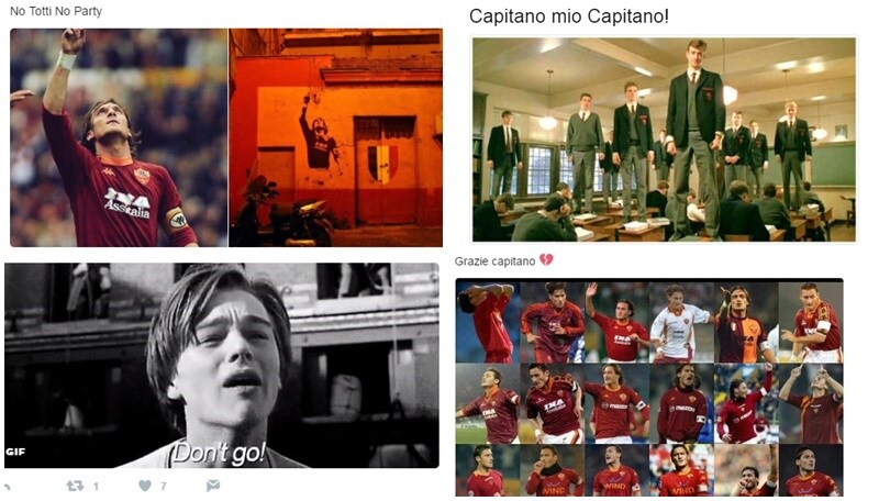 Totti, quale futuro? Il web si interroga sul messaggio