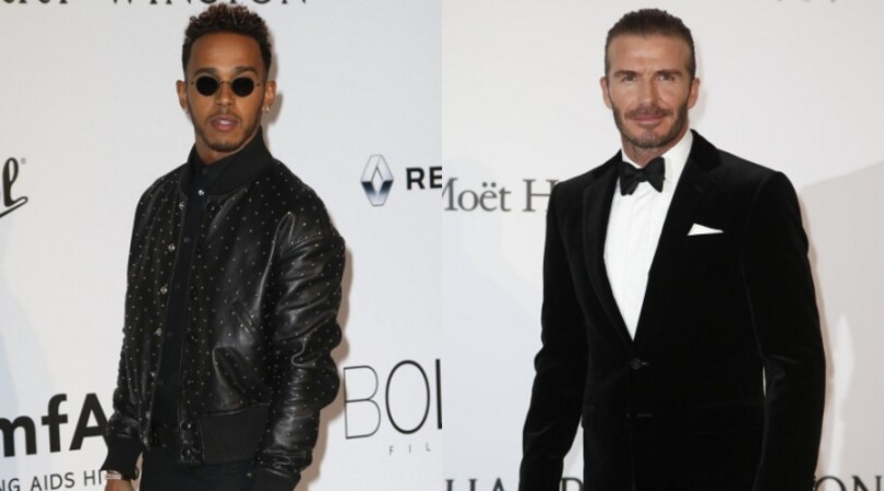 Hamilton e Beckham, che look a Cannes!