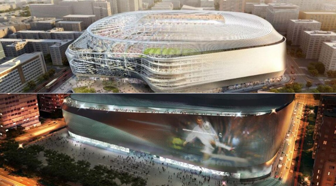 Real Madrid, per il Bernabeu restyling di lusso da 400 milioni