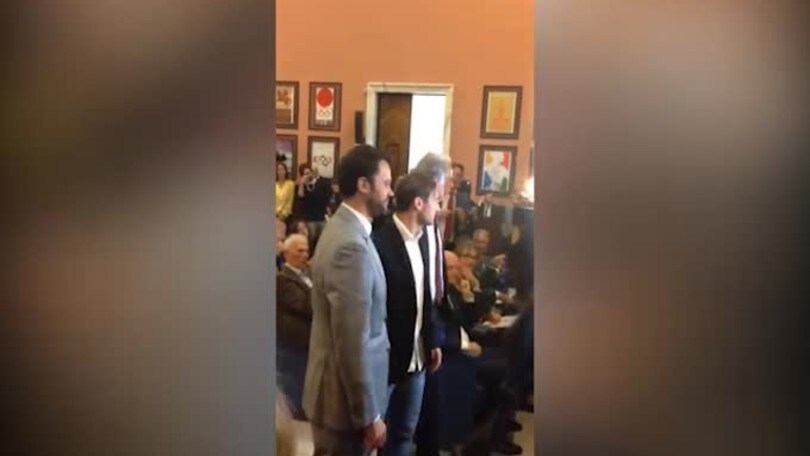 Totti al Coni per il diploma honoris causa