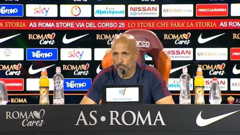 Spalletti: "Totti giocherà un bel pezzo"