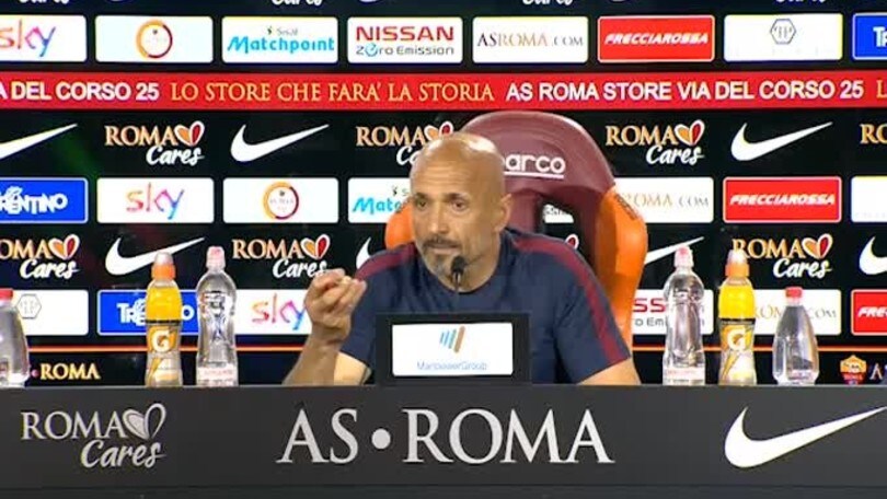 Spalletti: "Totti è un dono per chi ama il calcio"
