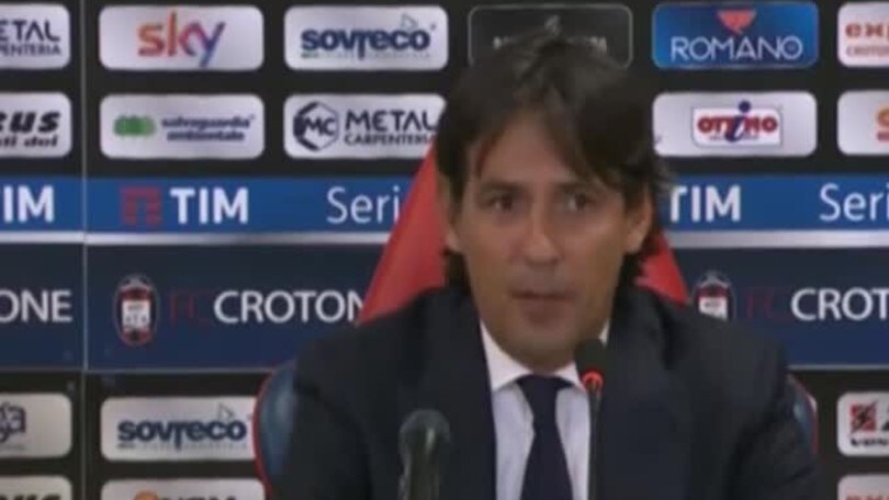 Inzaghi: "Il Crotone ha meritato la vittoria"