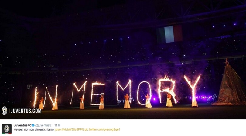Heysel, 32 anni dopo. La Juventus: «Non dimentichiamo»