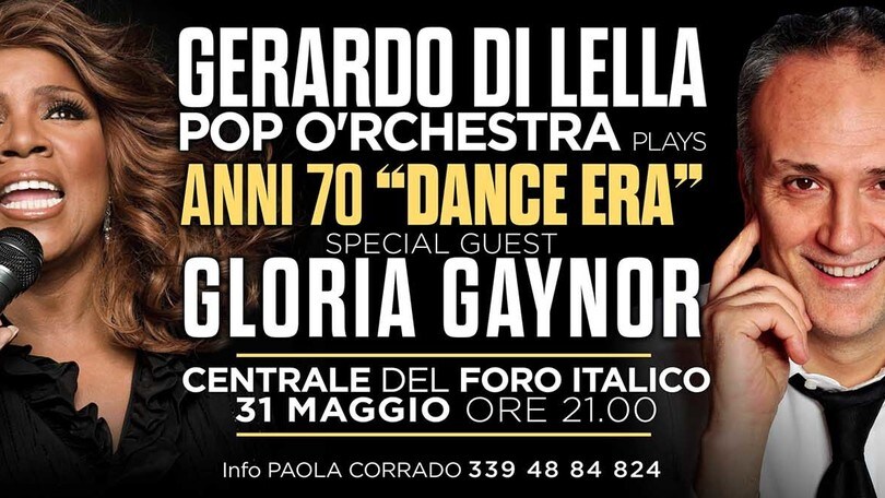 Gloria Gaynor special guest al Foro Italico