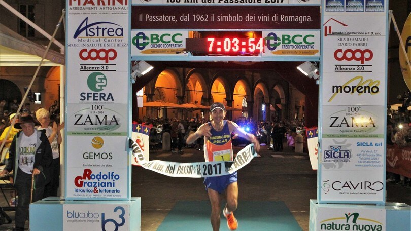 Giorgio Calcaterra e il 12° successo alla 100km del Passatore