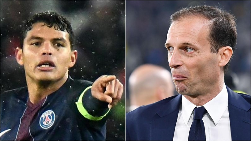 In Francia: «Thiago Silva vuole Allegri al Psg»