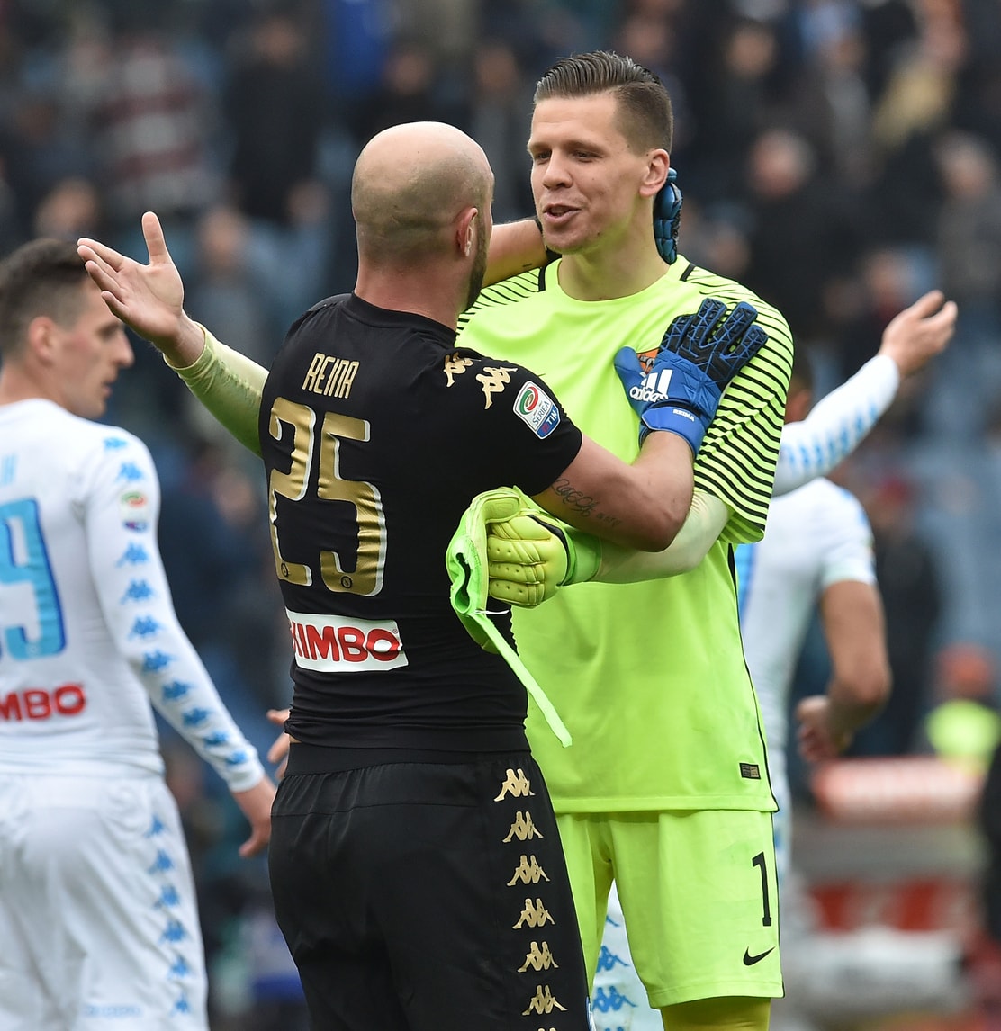 Rebus tra i pali, c'è sempre Szczesny tra il Napoli e Reina