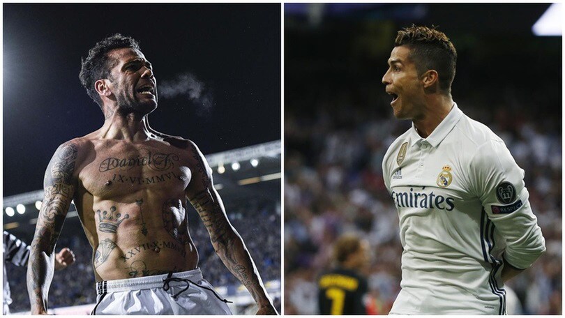 Dani Alves-Cristiano Ronaldo, chi vince entra nel "club" delle 4 Champions