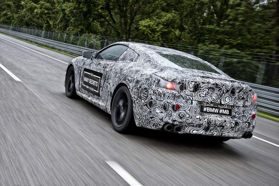BMW M8, le foto del prototipo