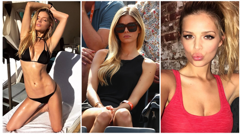 Danielle, il talismano sexy di Raonic al Roland Garros