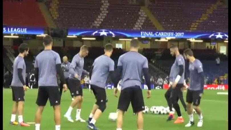 La rifinitura del Real a Cardiff