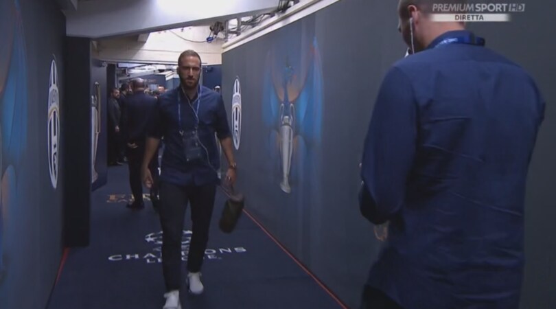 La Juventus arrivata allo stadio