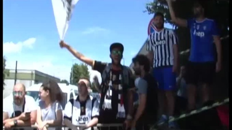 L'arrivo della Juve a Torino