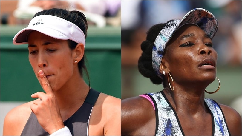 Roland Garros, ottavi: fuori Muguruza e Venus Williams