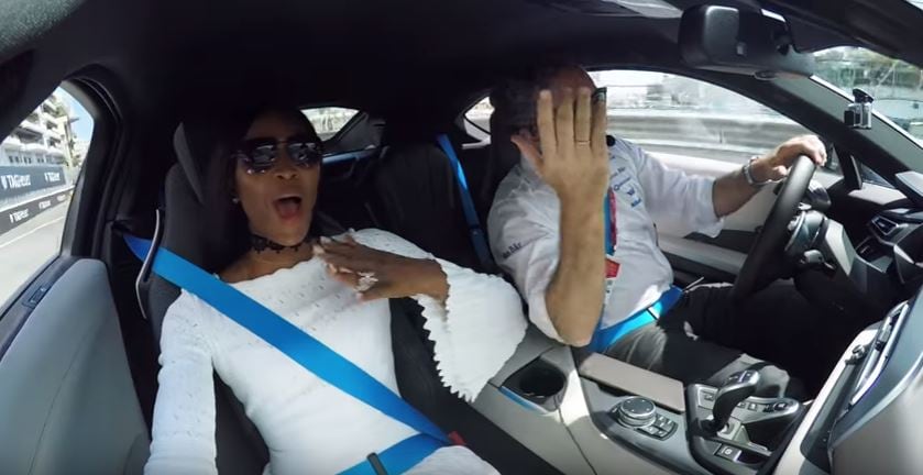 Naomi Campbell, brivio elettrico alla Formula E