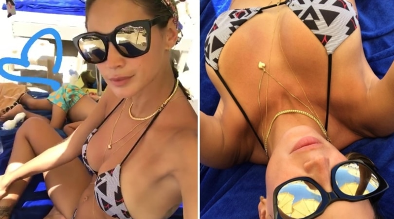 Melissa Satta infiamma l'estate con il suo bikini