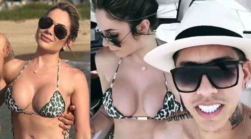 Lady Firmino esplosiva, la vacanza accende i social