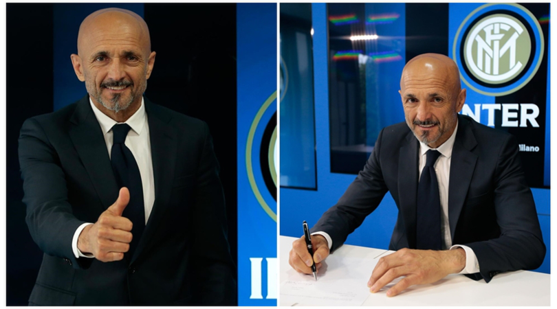Spalletti-Inter, ecco le immagini della firma
