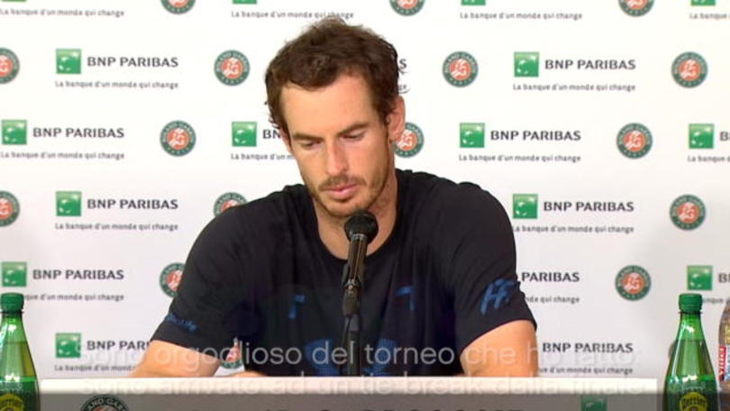 Murray esce: "Oroglioso del torneo fatto"