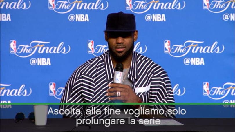 LeBron: "Teniamo la serie viva"