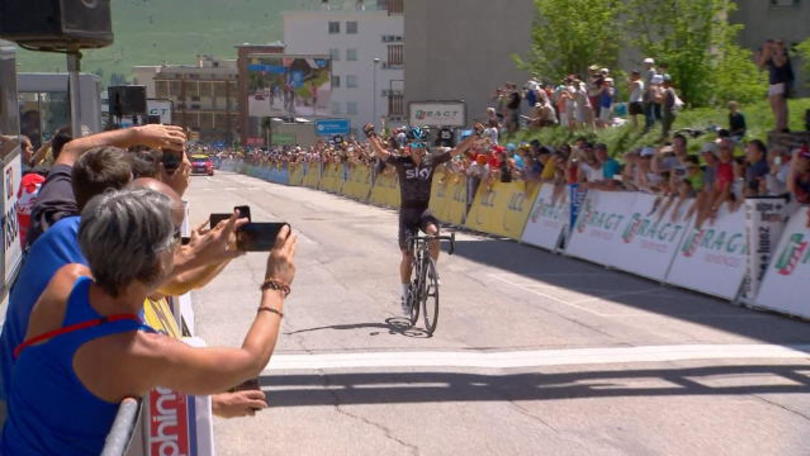 Delfinato - Kennaugh trionfa sull'Alpe D'Huez