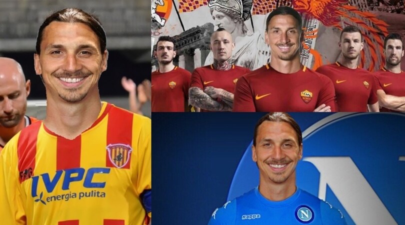 Ibrahimovic, tutti lo vogliono: sui social è boom di fotomontaggi
