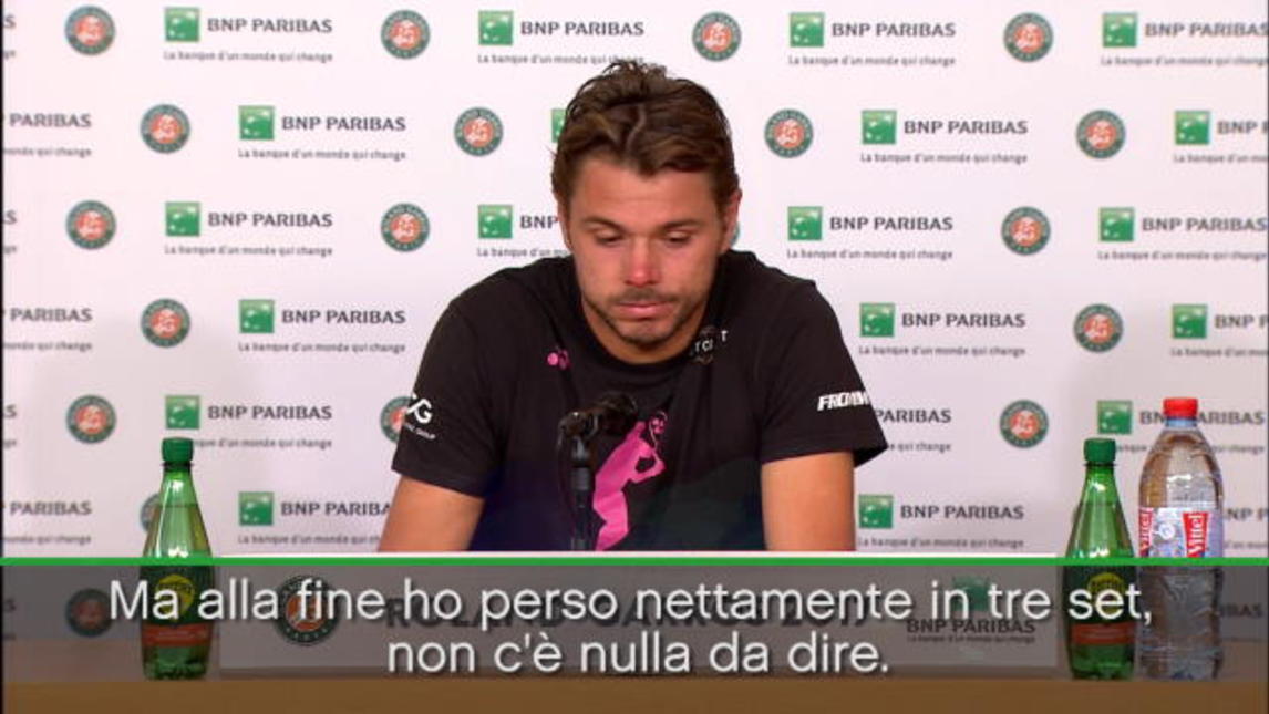 Wawrinka distrutto: "C'è poco da dire..."