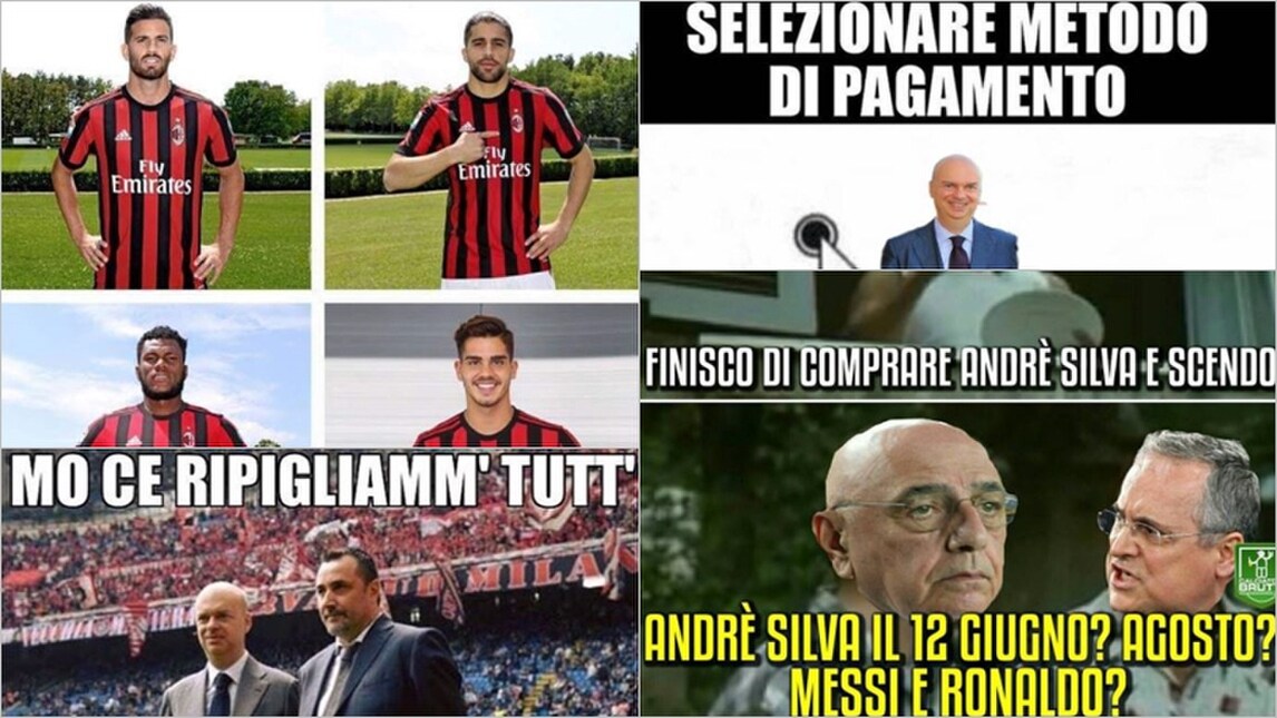 André Silva al Milan, ironia web: "Fassone e Mirabelli prendono tutti"
