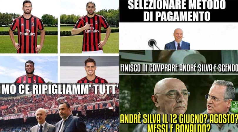 André Silva al Milan, ironia web: "Fassone e Mirabelli prendono tutti"