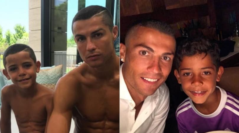 Cristiano Ronaldo jr copia l'acconciatura del padre post "dodicesima"