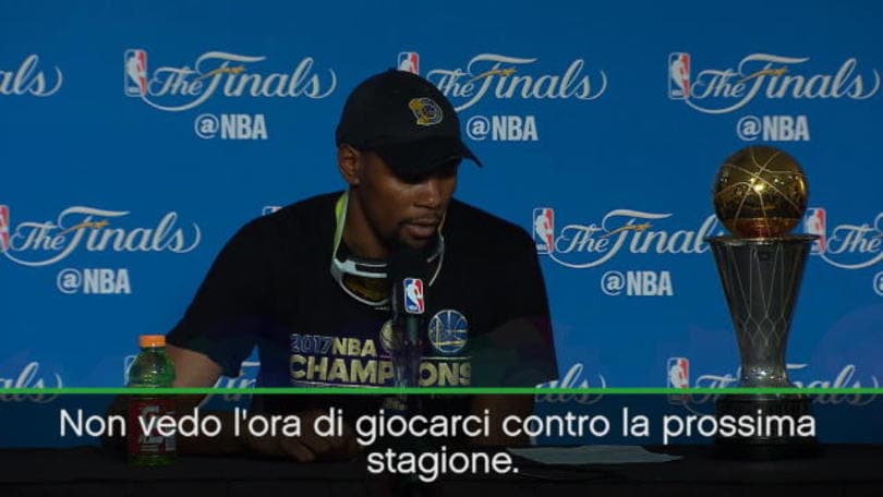 Durant: "Ho battuto LeBron? Ma se ha finito in tripla doppia..."