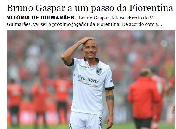 Calciomercato: «Bruno Gaspar alla Fiorentina per 4 milioni»