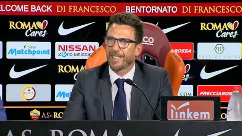 Di Francesco: "Totti? Sarei contento di potere lavorare con lui"