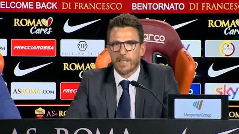 Di Francesco: "Il mio modo di fare gioco non cambia"