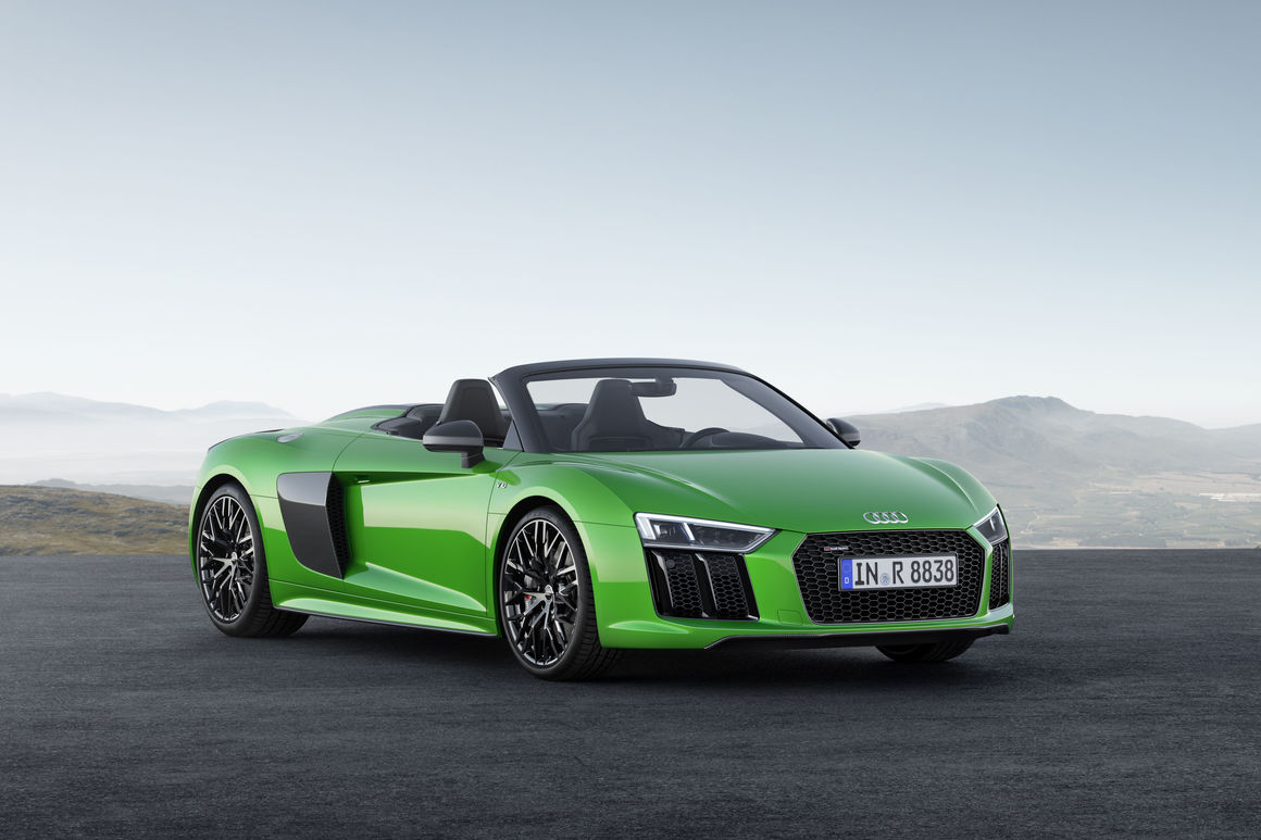 R8 V10 Spyder plus: la scoperta più potente di sempre