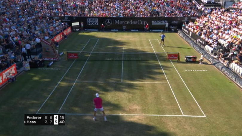 Stoccarda - Il match point che elimina Federer