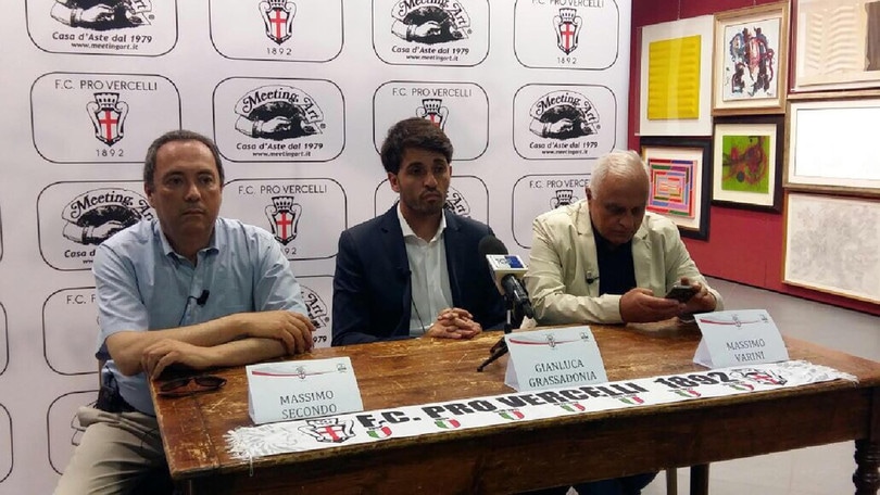 Grassadonia è il nuovo mister della Pro Vercelli