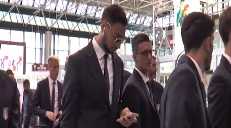 Donnarumma, niente domande: nervosismo a Fiumicino