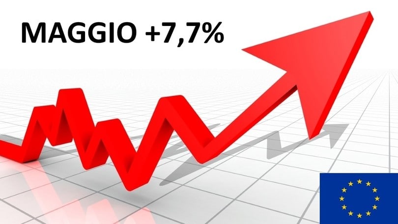 Mercato auto europa, a maggio cresce del 7,7%