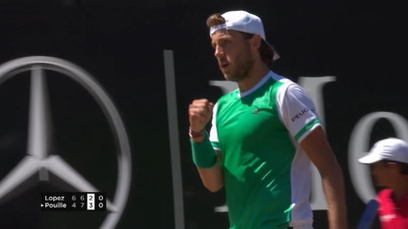 Stoccarda, Pouille in rimonta su Lopez