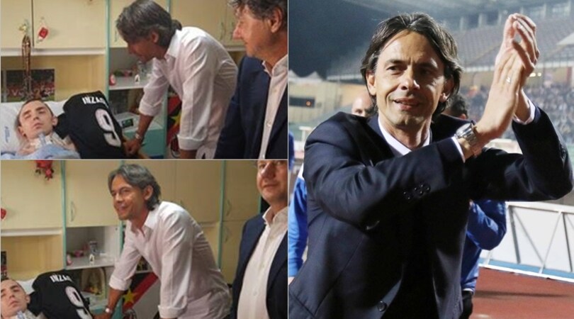 Inzaghi è sempre Super Pippo: visita a Foggia dal suo tifoso Angelo
