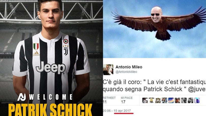 Schick alla Juventus, le reazioni del web juventino