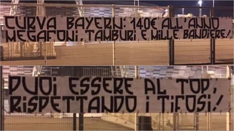 Juventus, striscione ultras contro la società: stadio troppo caro