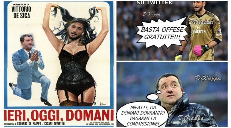 Donnarumma: "Ieri, oggi e domani Raiola". I social si scatenano