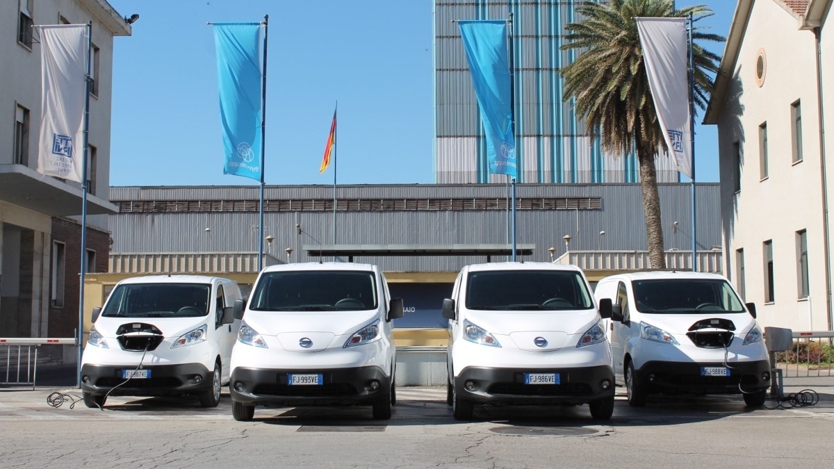 Le Nissan elettriche "entrano" alla Acciai Speciali Terni
