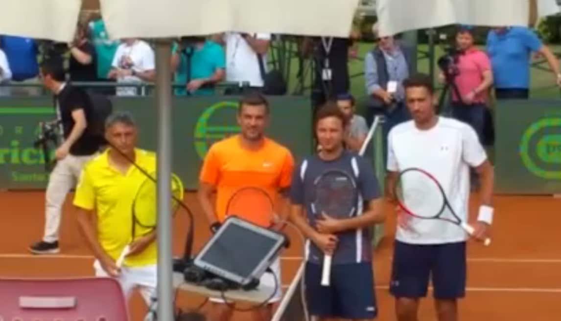 Tennis, Maldini ko al debutto da professionista
