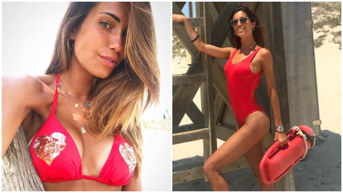 Federica Nargi sexy bagnina di Baywatch a Formentera