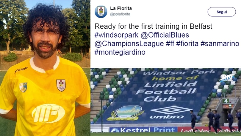 Champions, Tommasi in campo con La Fiorita
